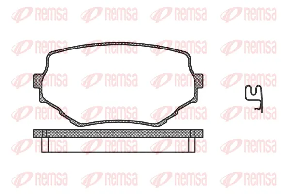 Brake Pad Set, disc brake (0594 02)