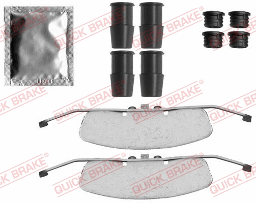 Accessory Kit, disc brake pad (109-1846)