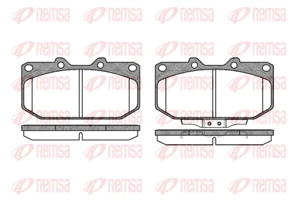 Brake Pad Set, disc brake (0348 02)