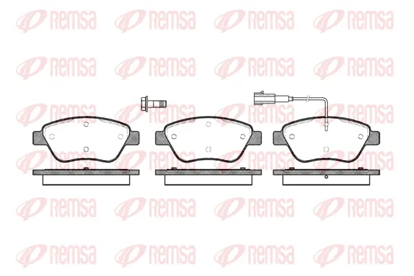 Brake Pad Set, disc brake (0858 01)