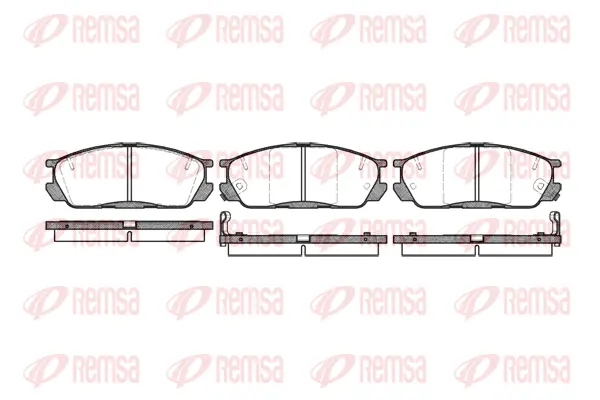 Brake Pad Set, disc brake (0398 02)