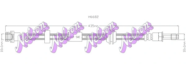 Brake Hose (H6682)