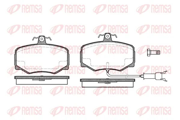Brake Pad Set, disc brake (0246 12)