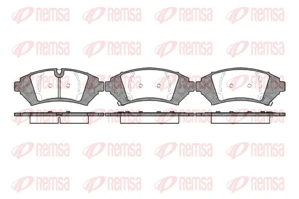 Brake Pad Set, disc brake (0641 12)