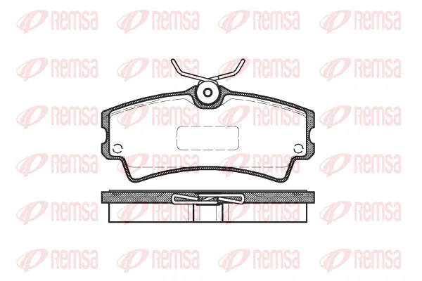 Brake Pad Set, disc brake (1104 00)