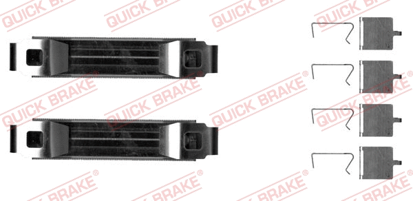 Accessory Kit, disc brake pad (109-0029)