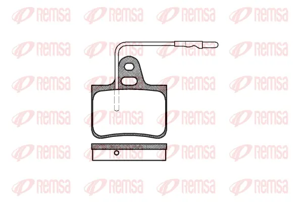 Brake Pad Set, disc brake (0076 04)