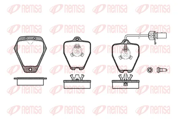 Brake Pad Set, disc brake (0508 22)