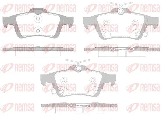 Brake Pad Set, disc brake (0842 12)