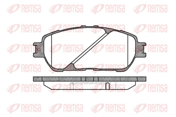 Brake Pad Set, disc brake (0898 00)