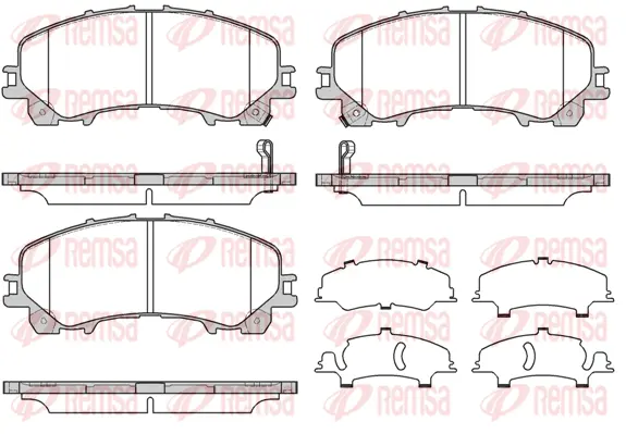 Brake Pad Set, disc brake (1407 12)