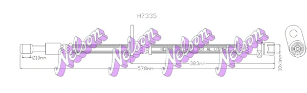 Brake Hose (H7335)