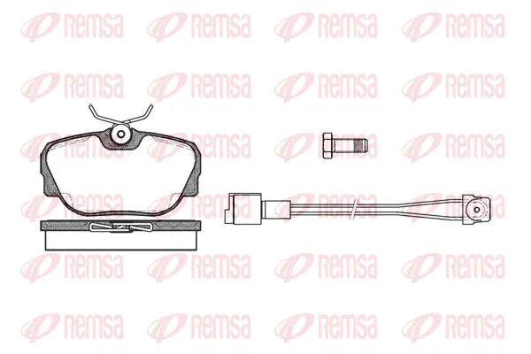 Brake Pad Set, disc brake (0296 02)