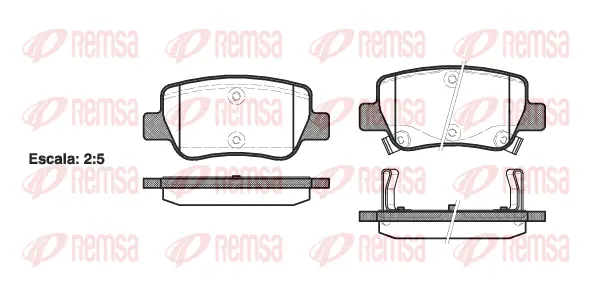 Brake Pad Set, disc brake (1403 02)