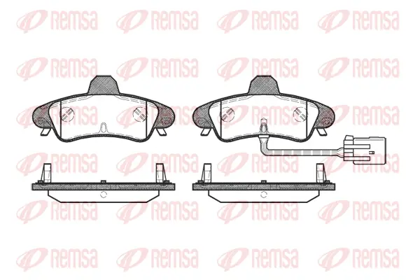 Brake Pad Set, disc brake (0433 12)