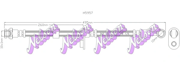 Brake Hose (H5957)