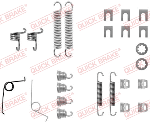 Accessory Kit, brake shoes (105-0545)