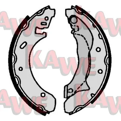 Brake Shoe Set (07100)
