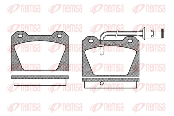 Brake Pad Set, disc brake (0123 02)