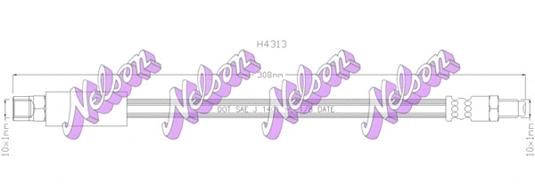 Brake Hose (H4313)