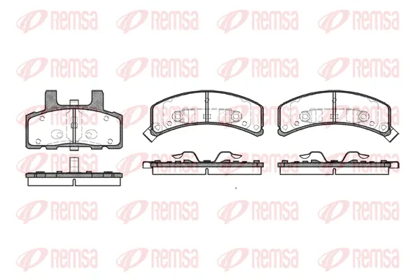 Brake Pad Set, disc brake (0552 32)
