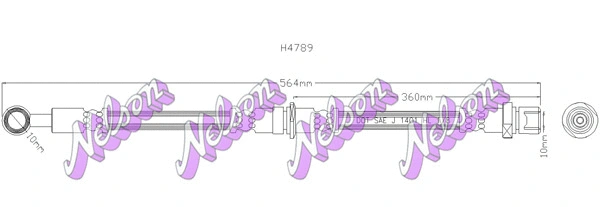 Brake Hose (H4789)