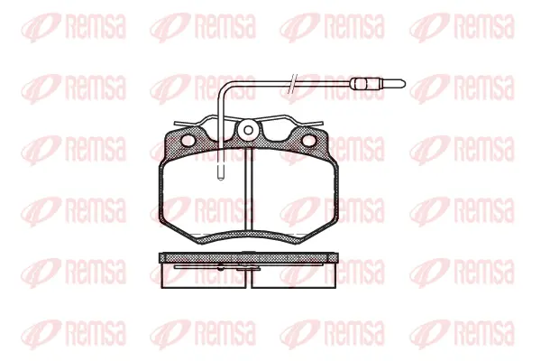 Brake Pad Set, disc brake (0170 04)