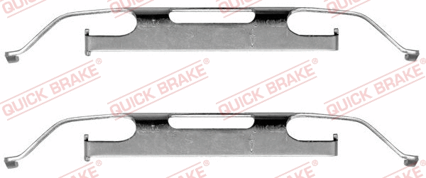 Accessory Kit, disc brake pad (109-1223)