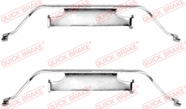 Accessory Kit, disc brake pad (109-1096)