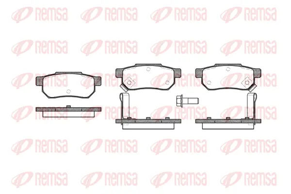 Brake Pad Set, disc brake (0233 02)
