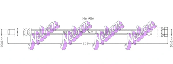 Brake Hose (H6906)