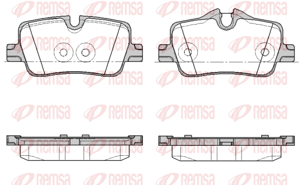 Brake Pad Set, disc brake (1873 00)
