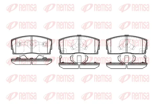 Brake Pad Set, disc brake (0254 12)