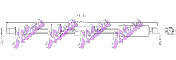 Brake Hose (H6491)