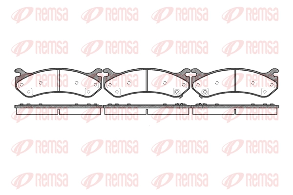 Brake Pad Set, disc brake (0757 02)
