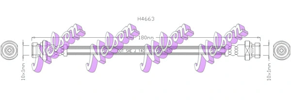 Brake Hose (H4663)