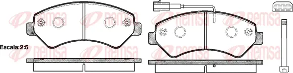 Brake Pad Set, disc brake (1275 01)