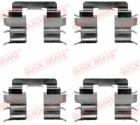 Accessory Kit, disc brake pad (109-1272)