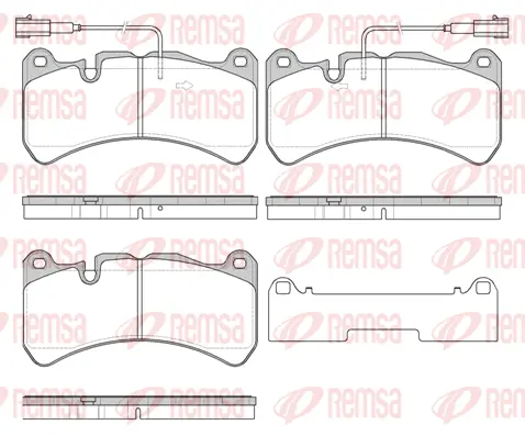 Brake Pad Set, disc brake (1192 24)