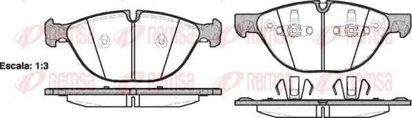 Brake Pad Set, disc brake (1298 00)