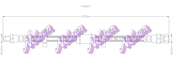 Brake Hose (H3643)