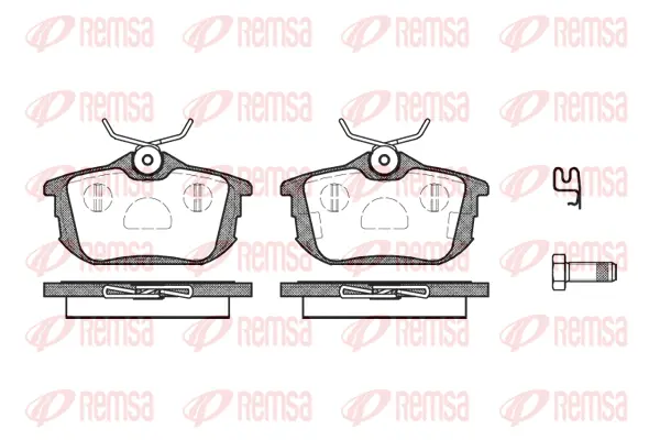 Brake Pad Set, disc brake (0605 02)