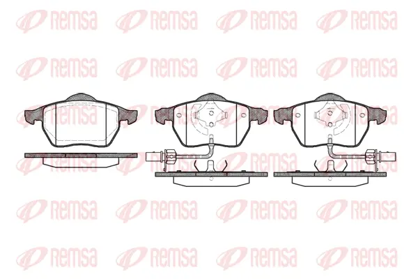 Brake Pad Set, disc brake (0390 52)