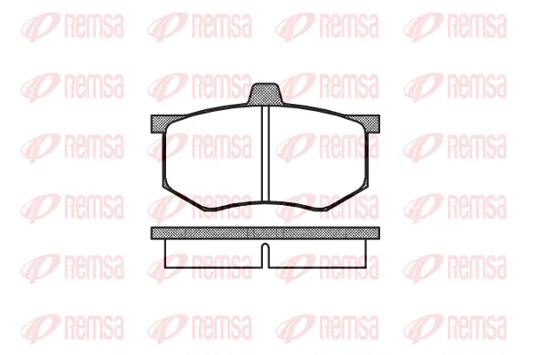 Brake Pad Set, disc brake (0043 00)