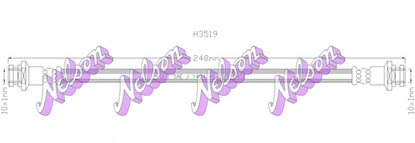 Brake Hose (H3519)