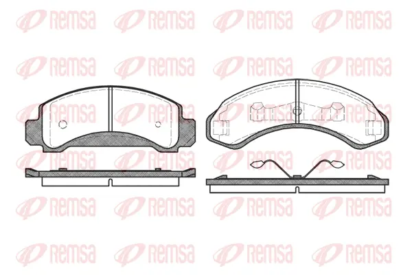 Brake Pad Set, disc brake (0572 00)
