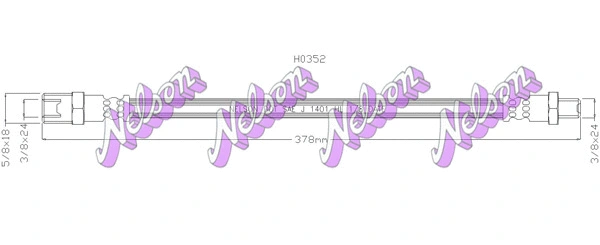 Brake Hose (H0352)