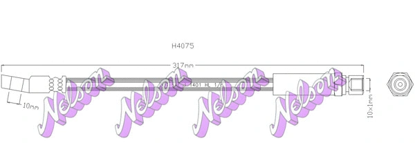Brake Hose (H4075)