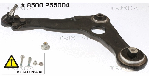 Control/Trailing Arm, wheel suspension (8500 255004)