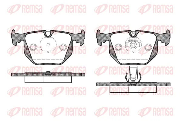 Brake Pad Set, disc brake (0381 20)